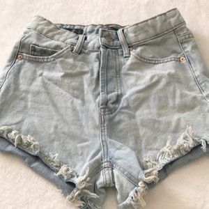 Light Blue Jean Shorts